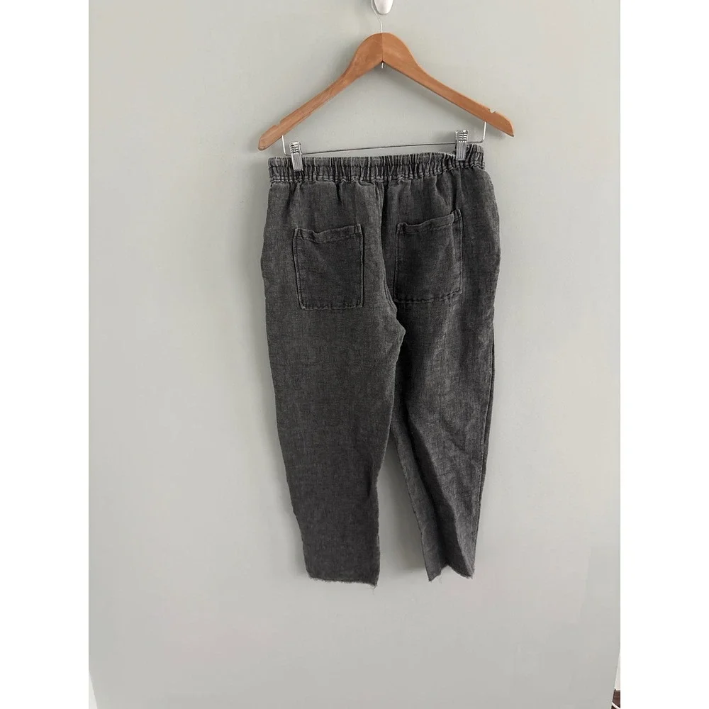 Zara Linen Drawstring Pull On‎ Pants Size Small